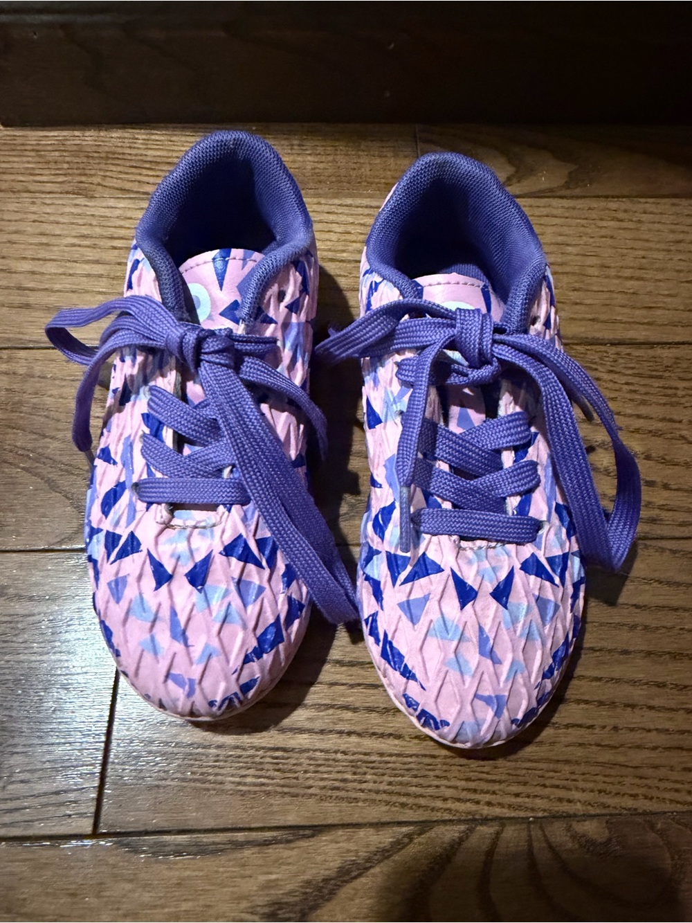 Kids Pink & Purple Patterned Outdoor Soccer Clears
